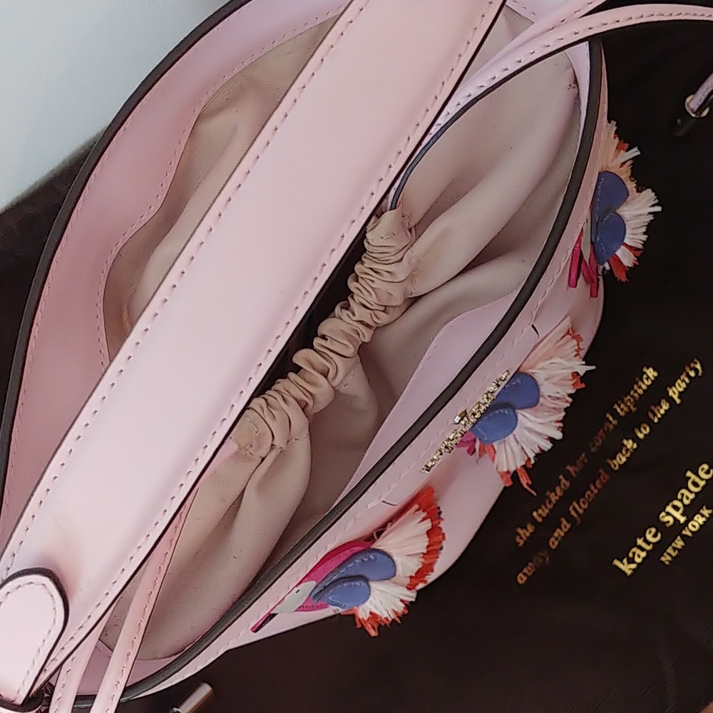 Kate Spade Pippa Flock Party Small Bucket Bag PRICE DROP - Picture 7 of 17